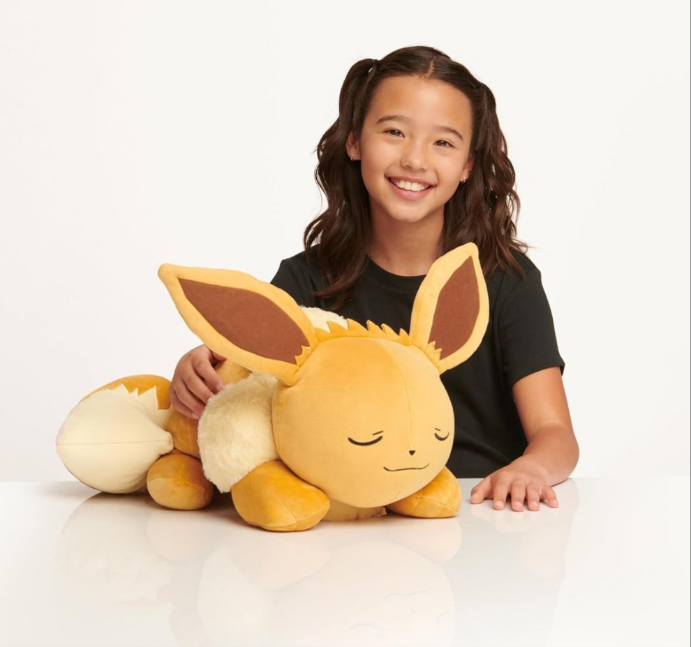 Pokémon Eevee Sleeping Plush 18-Inch