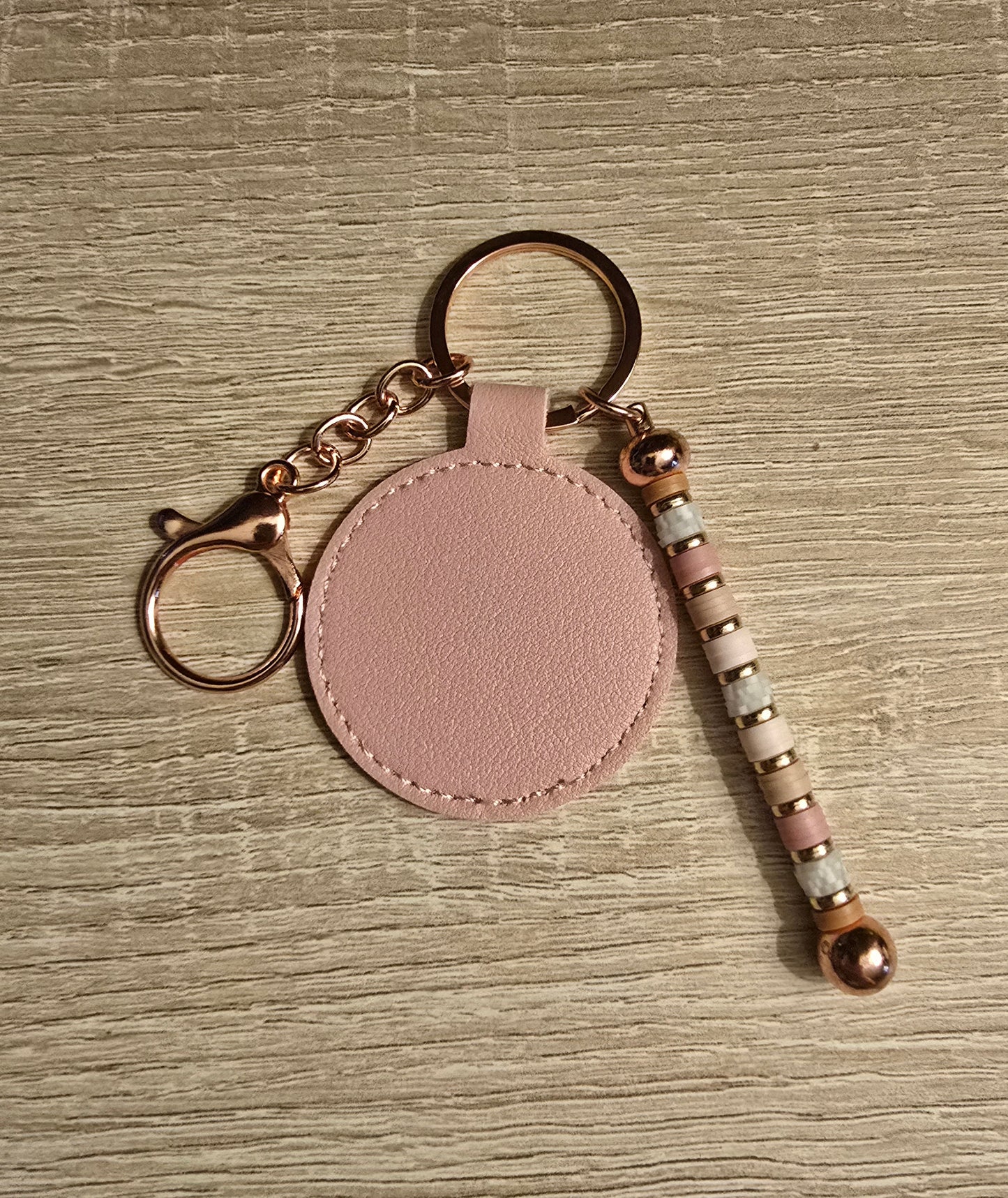 Pink Circle keychain