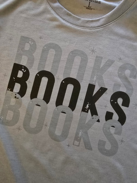 BOOKS BOOKS BOOKS Tee