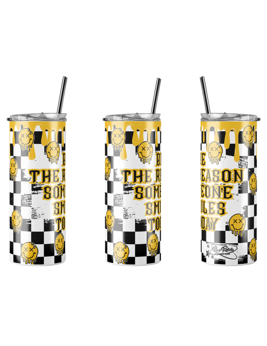 20 oz Be The Reason Checkered Tumbler