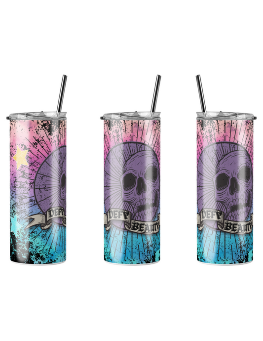 20 oz Defy Beauty Multi-Color Tumbler
