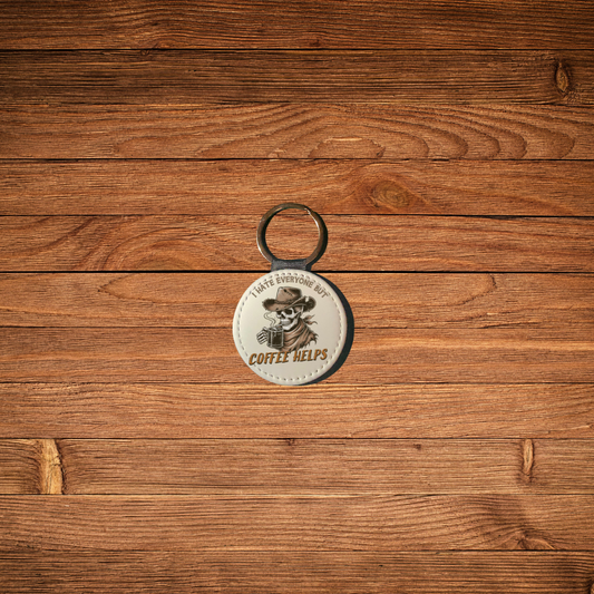 Coffee Helps Keychain