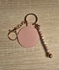 Pink Circle keychain